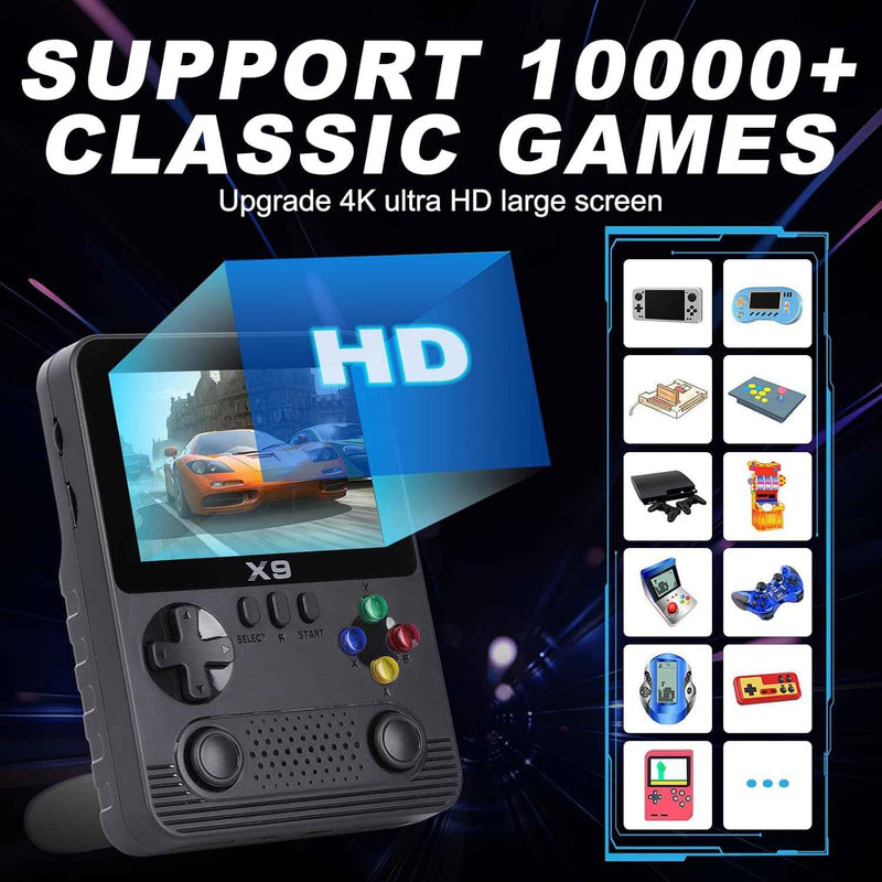 Consola de Juegos x9 con pantalla IPS de 3,5 Pulgadas