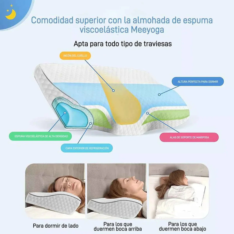 Almohada cervical viscoelástica Cuello