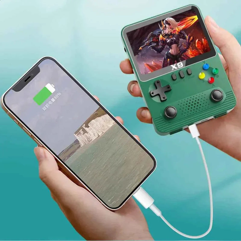 Consola de Juegos x9 con pantalla IPS de 3,5 Pulgadas