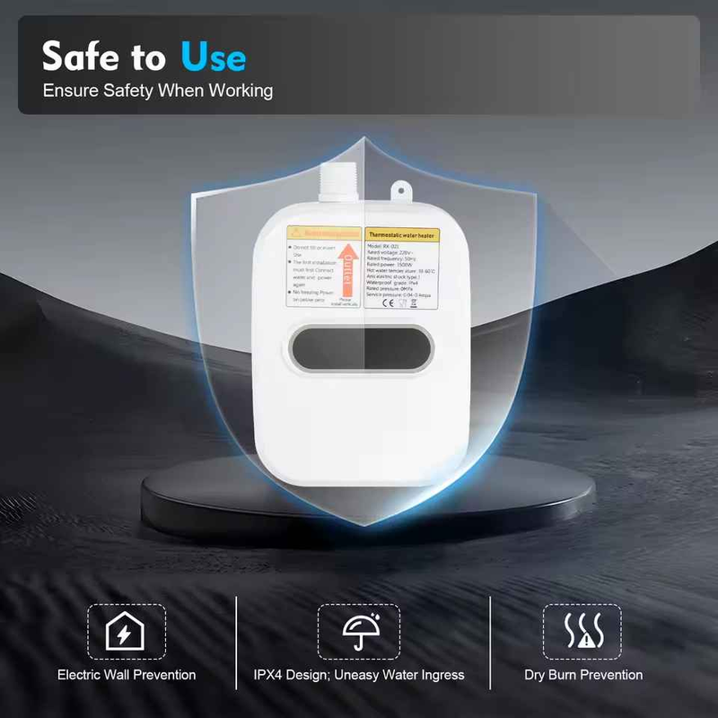 Calentador de agua eléctrico instantáneo de 3500W
