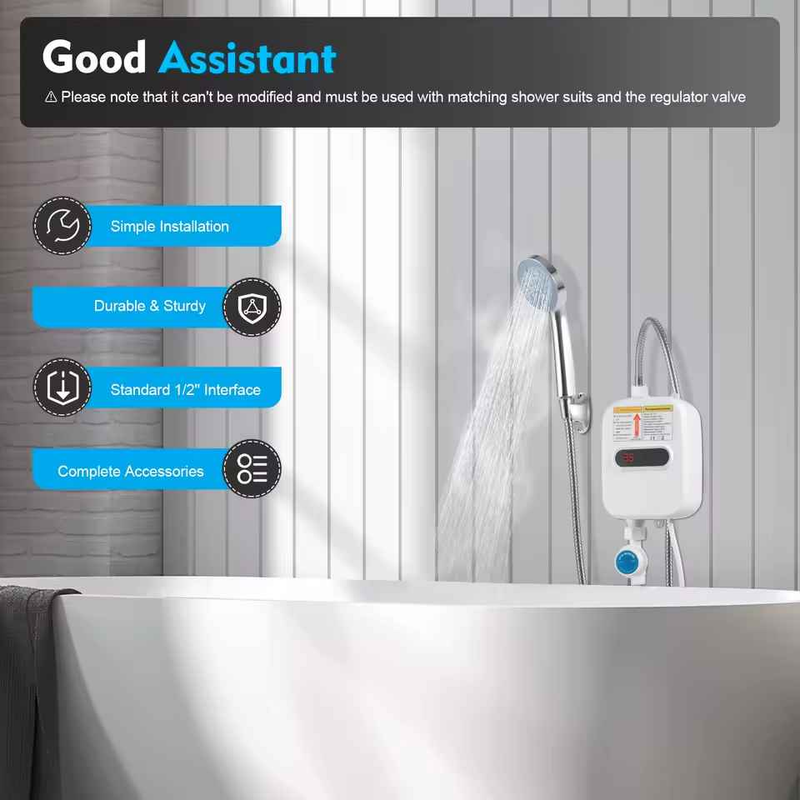 Calentador de agua eléctrico instantáneo de 3500W