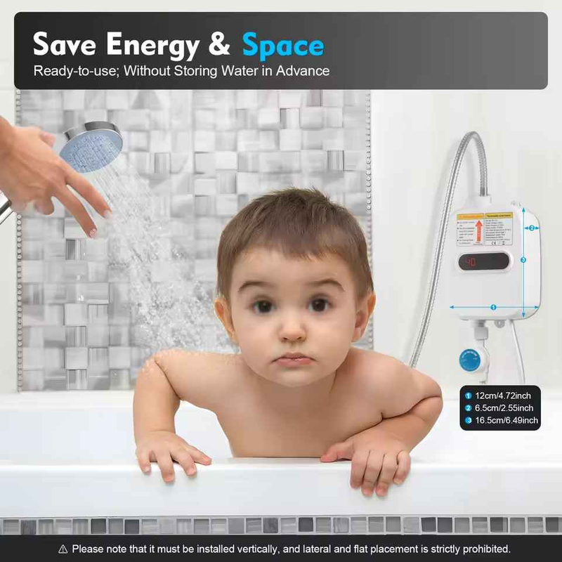 Calentador de agua eléctrico instantáneo de 3500W