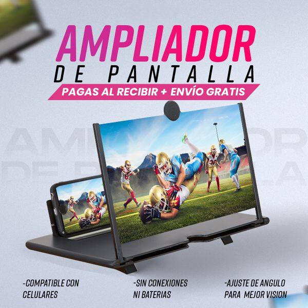 Amplificador de pantalla 12" - Negro