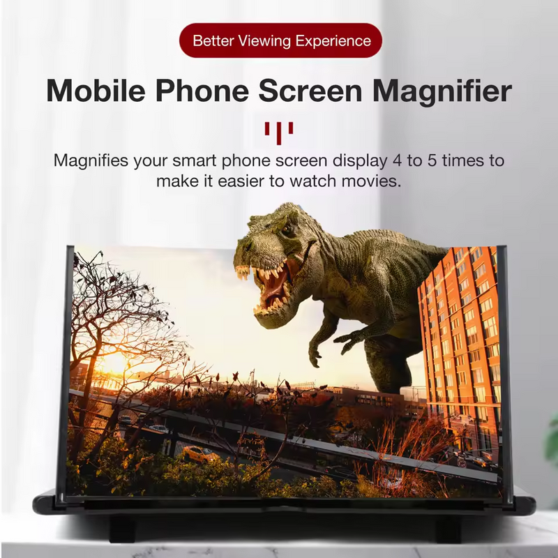 Amplificador de pantalla 12" - Negro