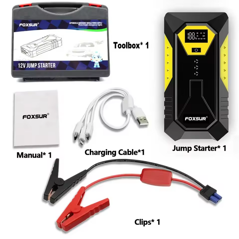 Arrancador de batería de coche de 12V