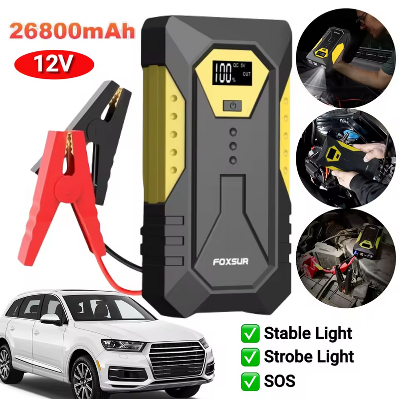 Arrancador de batería de coche de 12V