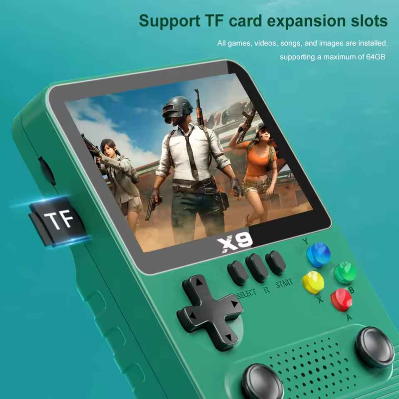 Consola de Juegos x9 con pantalla IPS de 3,5 Pulgadas